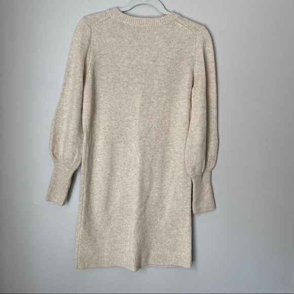 madewell bubble sleeve sweater dress - Picture 3 of 6